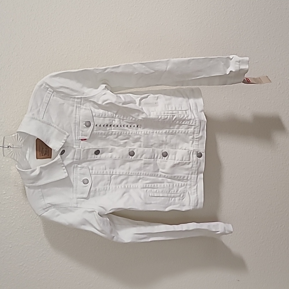 Levi Denim Jacket, Size XL, 13-15 yrs., White